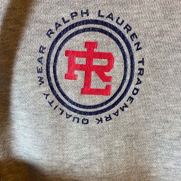 Ralph Lauren Light Gray Zip-Up Hoodie - Picture 3 of 12